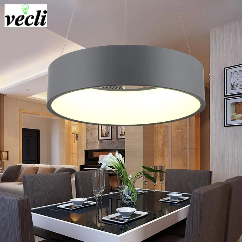 45cm round led lamp restaurant living room hotel hall office dining room Chandelier hanging light pendant lamp household suspend