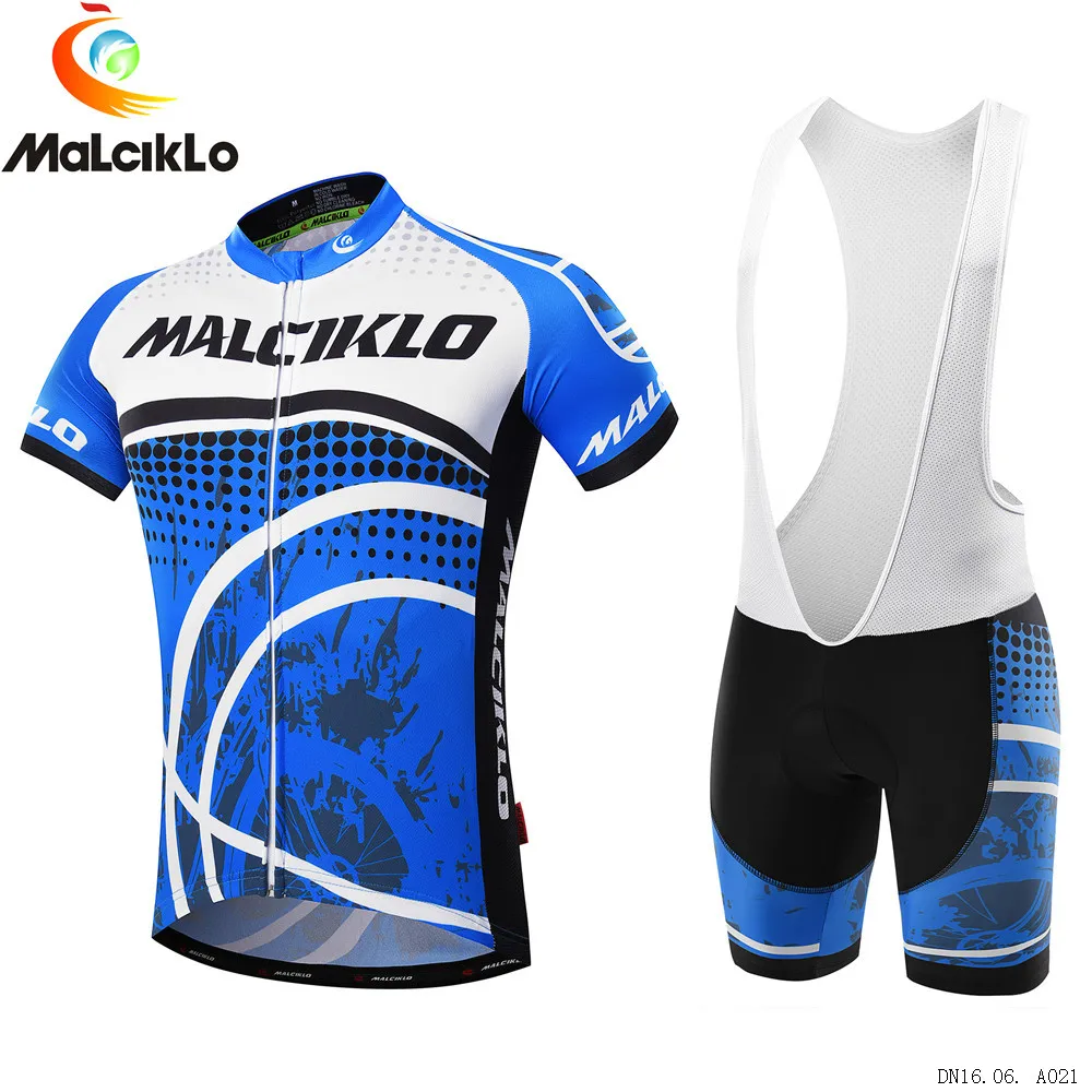 Summer Men's Cycling Jersey Set Breathable Reflective Racing Team Bike Clothing Maillot Ciclismo Hombre  Bicycle Pant Sets