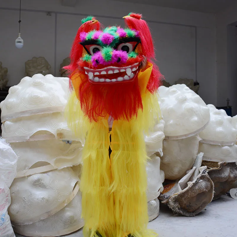 Lion Dance Costume Equipment Northern Performance Lion Dance Costume Cheap Single lion dancing for kids children adult wholesale