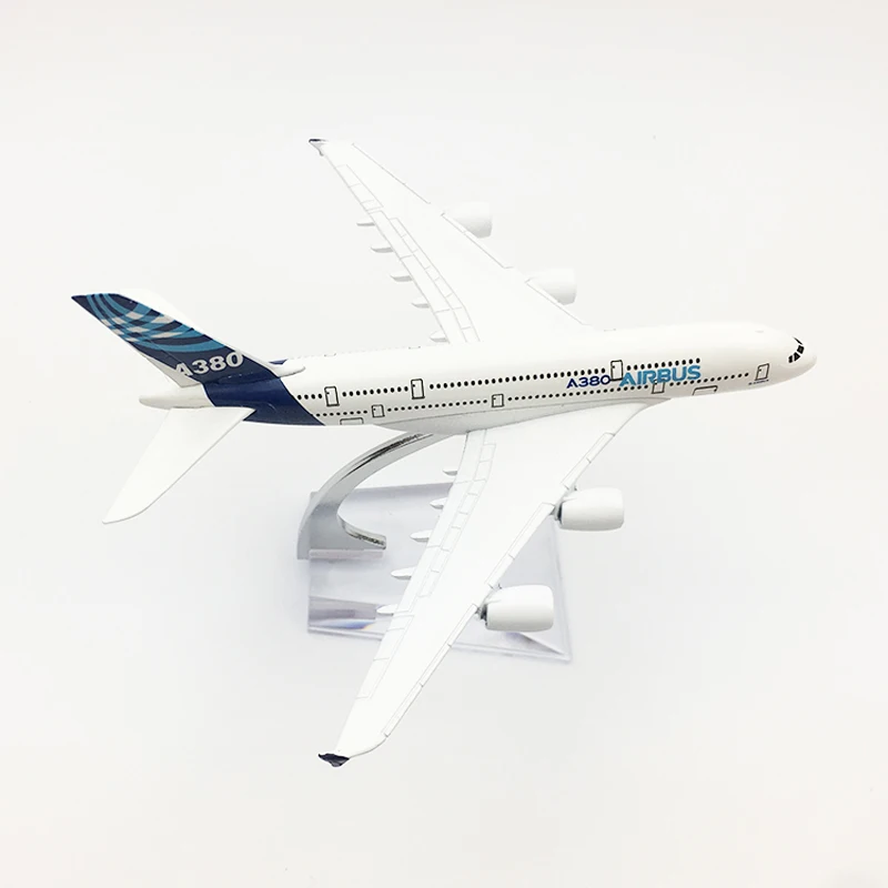 free shipping A380 prototype aeroplane model Airbus A380 airplane 16CM Metal alloy diecast 1:400 airplane model toy for children