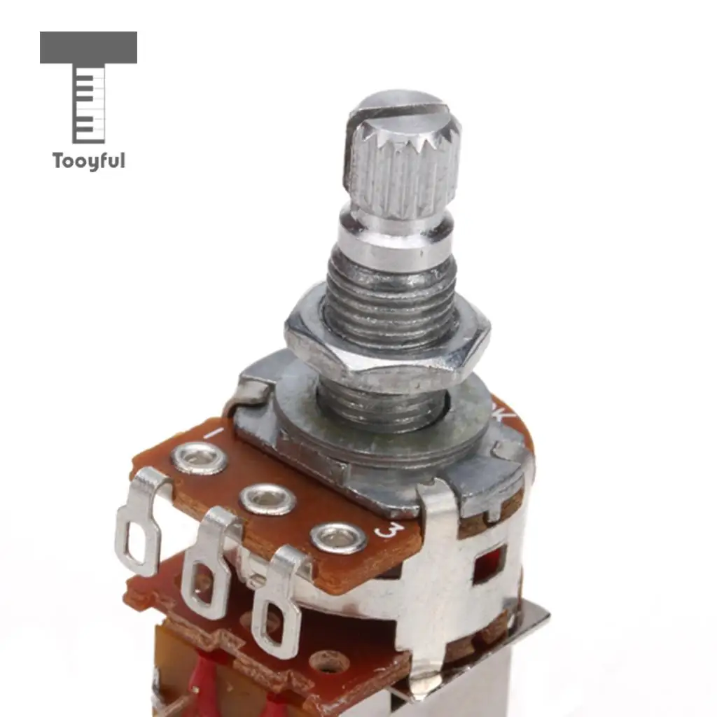 Tooyful New1Pc A500k Push Pull Control Pot Potentiometer Guitar Audio Tone Switch for Electric Guitar Bass Musical Instruments