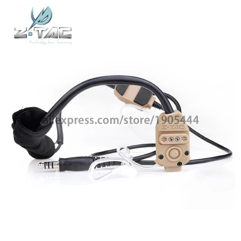 Z-TAC Softair Earphone Element Z-TAC X-62000 Headset Hunting Tatical Military Arsoft Z Tactical Midland PTT Radio Set Headphone