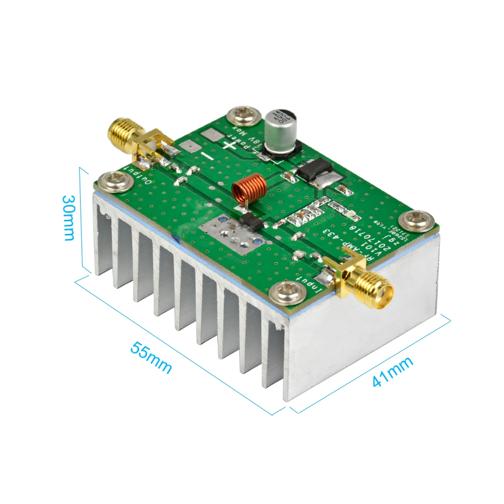 AIYIMA 433MHz 8W Power Amplifier Board RF HF High Frequency Amplifiers Digital Power Amplificador