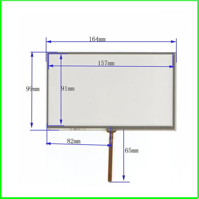 New 7 inch 4 Wires Resistive Touch Screen for Car DVD Or Use On Bable164*99mm Panel Glass Touch panel