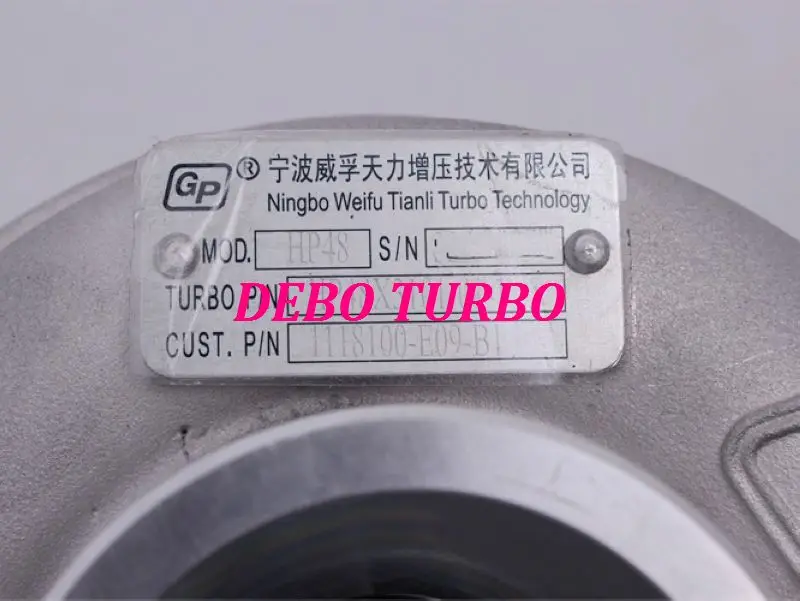 NEW GENUINE HP48 1118100-E09-B1 49135 06910 Turbo turbocharger for Great Wall Pickup,Hover H3 H5 Diesel GW2.8TDI 70KW