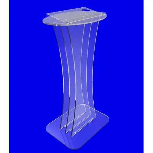 Klar Acryl Lucite Podium Rednerpult Kanzel plexiglas