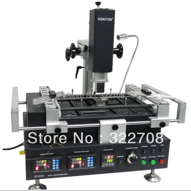 Free Shipping, HT-R390 upgrade HT-R392 BGA rework station, HONTON manufacturer directly sale 220V Black