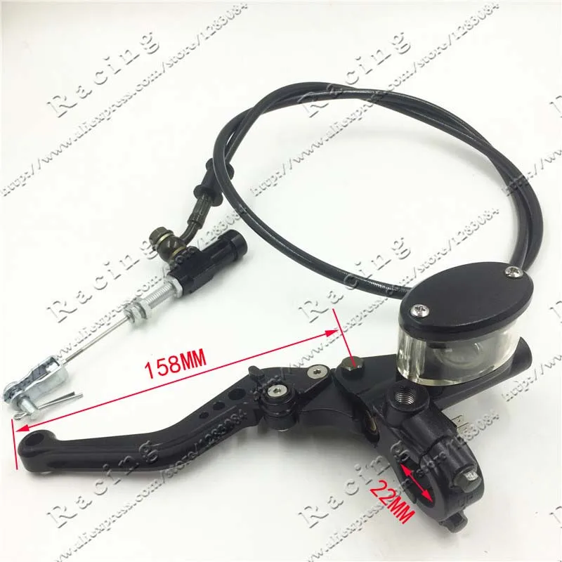 Hydraulic Clutch Lever master cycliner refitting dirt bike pit bike Motocross motorcycle with mirror mounts black