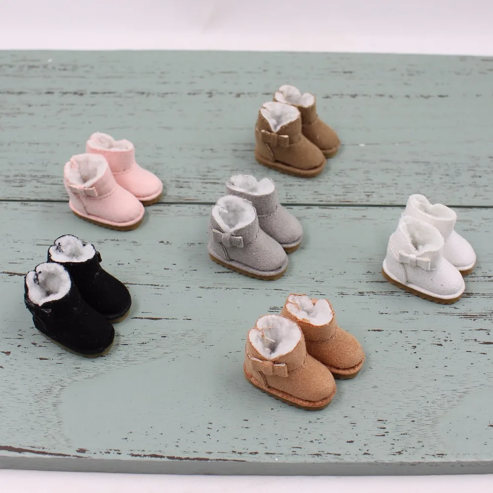 ICY DBS Blyth lalka zabawki buty buty zimowe buty śniegowe około 3,5 cm buty zabawkowe
