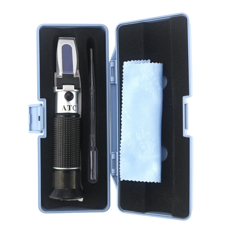 Hand Held Brix Refractometer Sugar Optical 0-32% Hydrometer For Sugar Hand Tools  For Sugar Meter Brix Fruit Juice With ATC