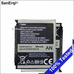 AB503442CU baterii telefonu komórkowego dla Samsung D900 R500 M520 E488 E498 E690 E780 AB503442CE AB503442CC AB503442CA baterii SanErqi