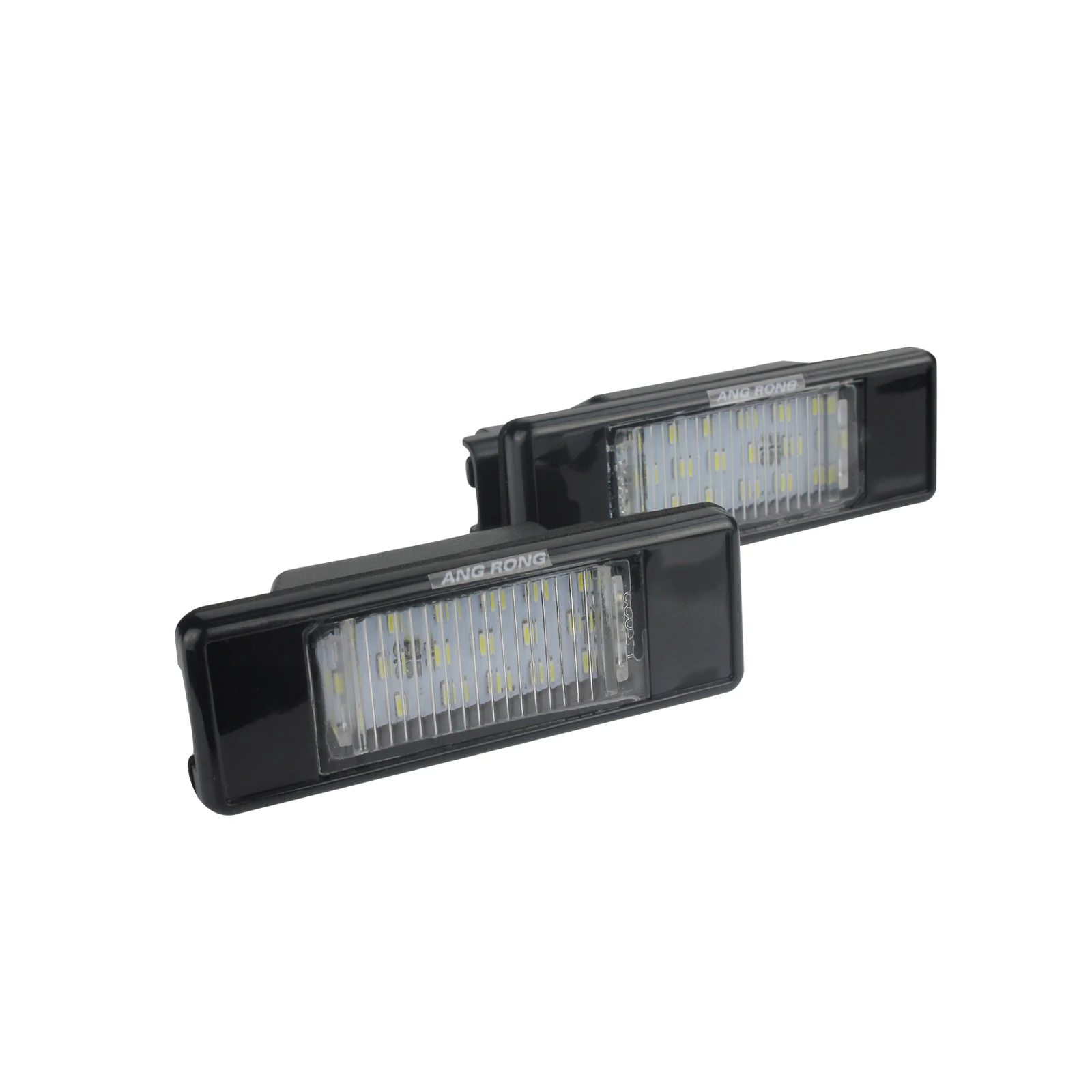 ANGRONG 2x LED Licence Number Plate Light No Error For Peugeot 106 207CC 307 308 406 407 508