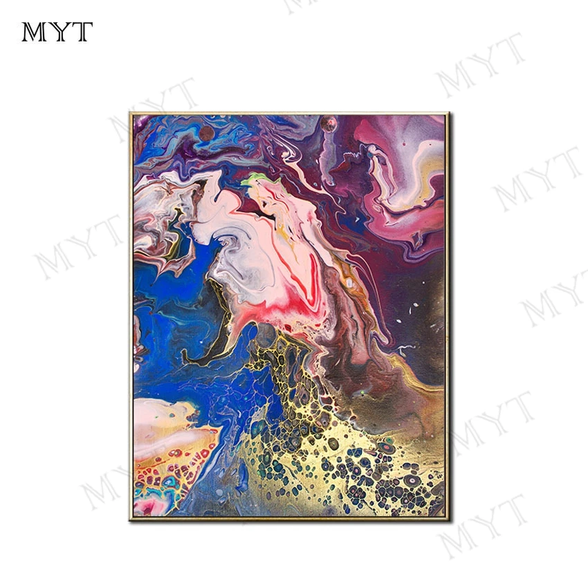 

Myt Free Shipping Modern Home Decor Large Size 100% Handmade Picture Canvas Paintings For Living Room Wall Art Pictures Unframe