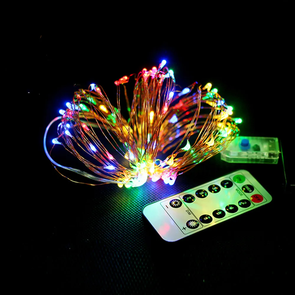 YIYANG USB telecomando LED filo di rame luci della stringa impermeabile 5 metri 10 metri fata festa ghirlanda decorazione per Festival