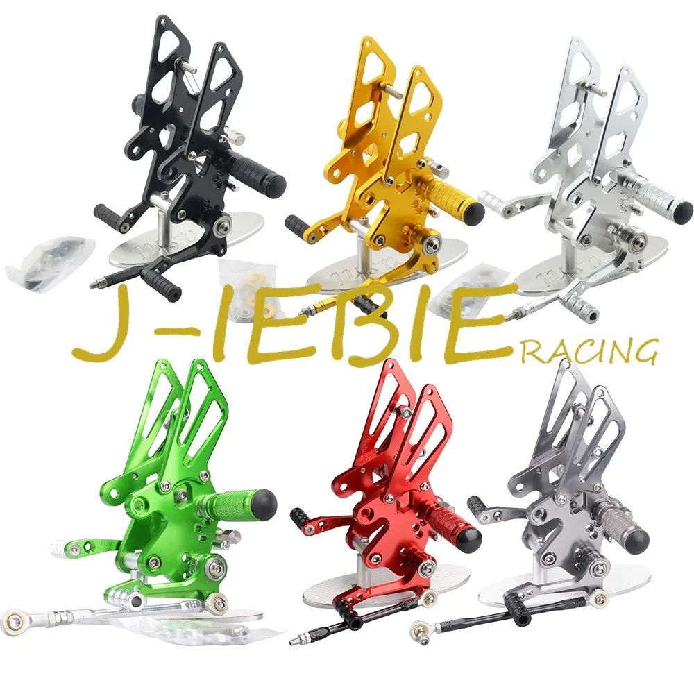 CNC Racing Rearset Adjustable Rear Sets Foot pegs Fit For Kawasaki NINJA EX250 250R 2008 2009 2010 2011 2012