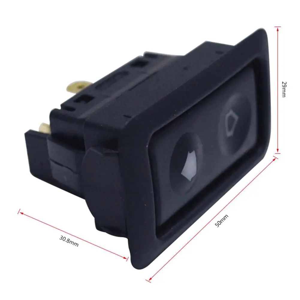 Universal Car Electric Window Switch Button 6 pin 20A 12V 24V with Green Led light Indicator Double Arrow Car Accessories