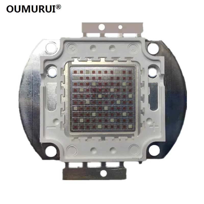 5PCS 10W/20w/30w/50w/100w cob chip Plant grow lights High power LED lamps Pink red blue 30mil EPILEDS Chip