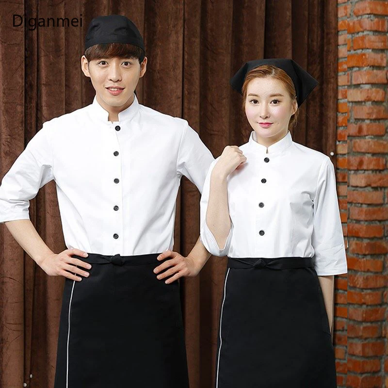 Diganmei แฟชั่นญี่ปุ่นสไตล์ห้องครัว chef waiter หมวกโจรสลัดหมวก turban หมวก fast food หมวก