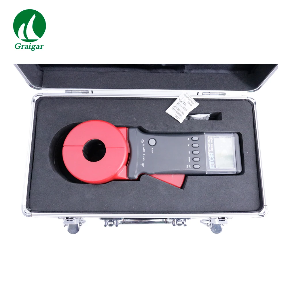 ETCR2100A+ Digital Clamp On Ground Earth Resistance Tester Meter