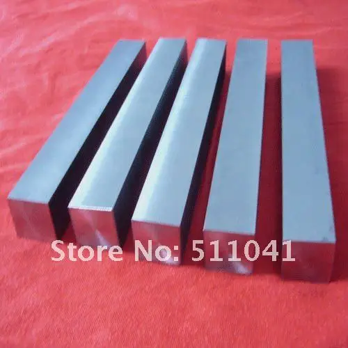 2pcs Grade 5 Gr5Titanium solid square bar 40x40x1600mm long