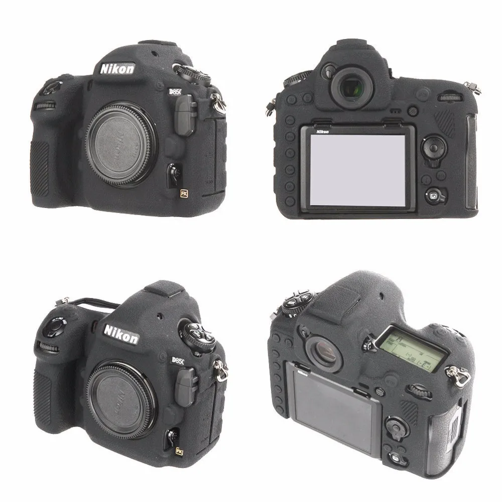 

Soft Silicone Rubber Camera Protective Body Cover Case Skin For Nikon D850 D5 4D 4S D7500 D800 D810 leather Camera Bag Lens bag