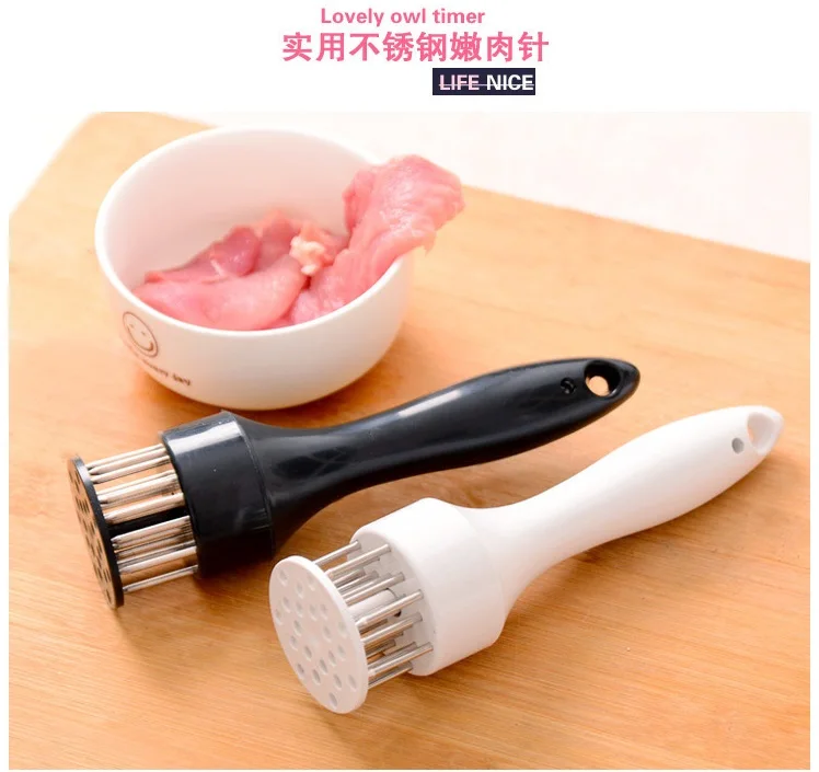 ABS+Stainless steel hammer meat needle Steak Loosener Broken Rib Knife Steak hammer tender