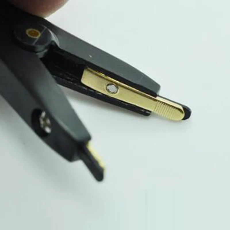 1pc SMD test clip full of copper gilded red/black/white