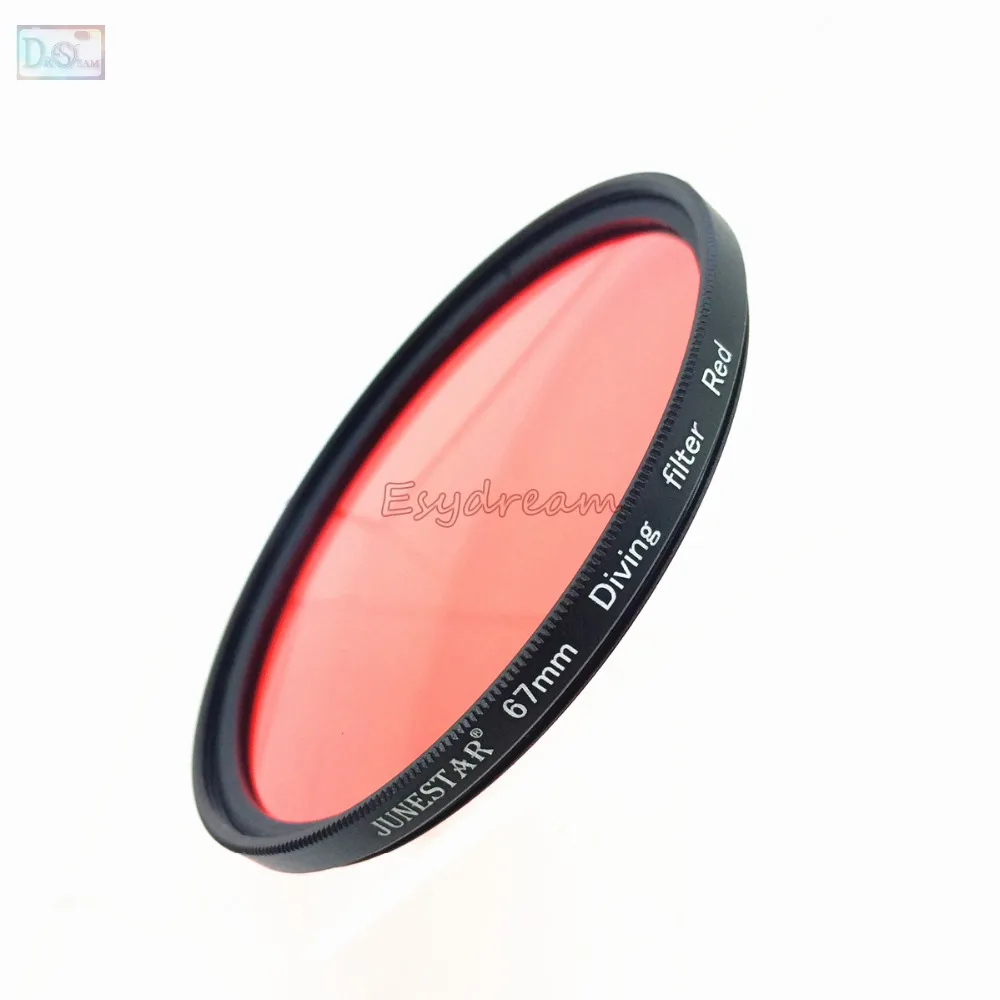 67 58 52 Waterproof Red Filter for Diving Underwater Photography Camera Housing Gopro Xiaomi Yi Color Conversion 52mm 58mm 67mm