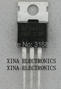 IRFB4410PBF IRFB4410 97A 100V TO-220 ROHS ORIGINAL 10PCS/lot  Free Shipping Electronics composition kit