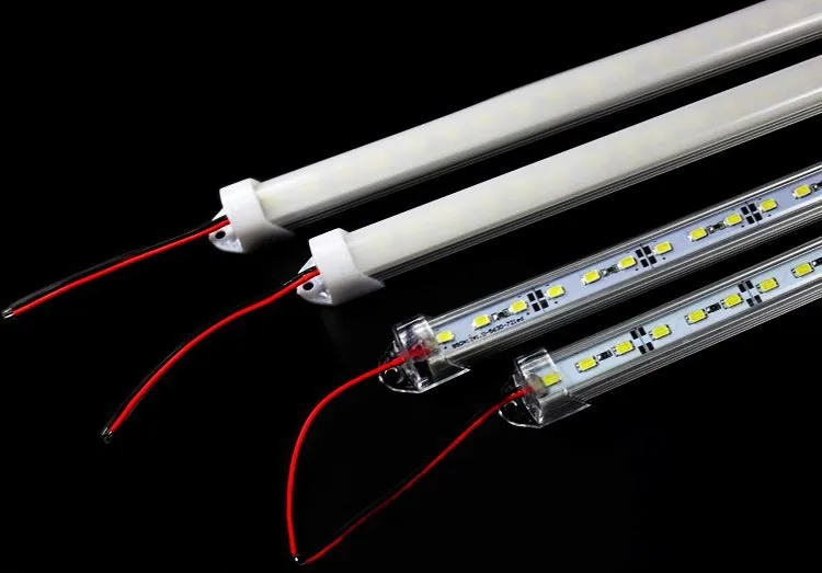 led bar u sulco luz 50cm 72 60leds m led tubo rigido 12 tira dc 5630 v led tubo rigido led strip pecas lote 7w 5630 01