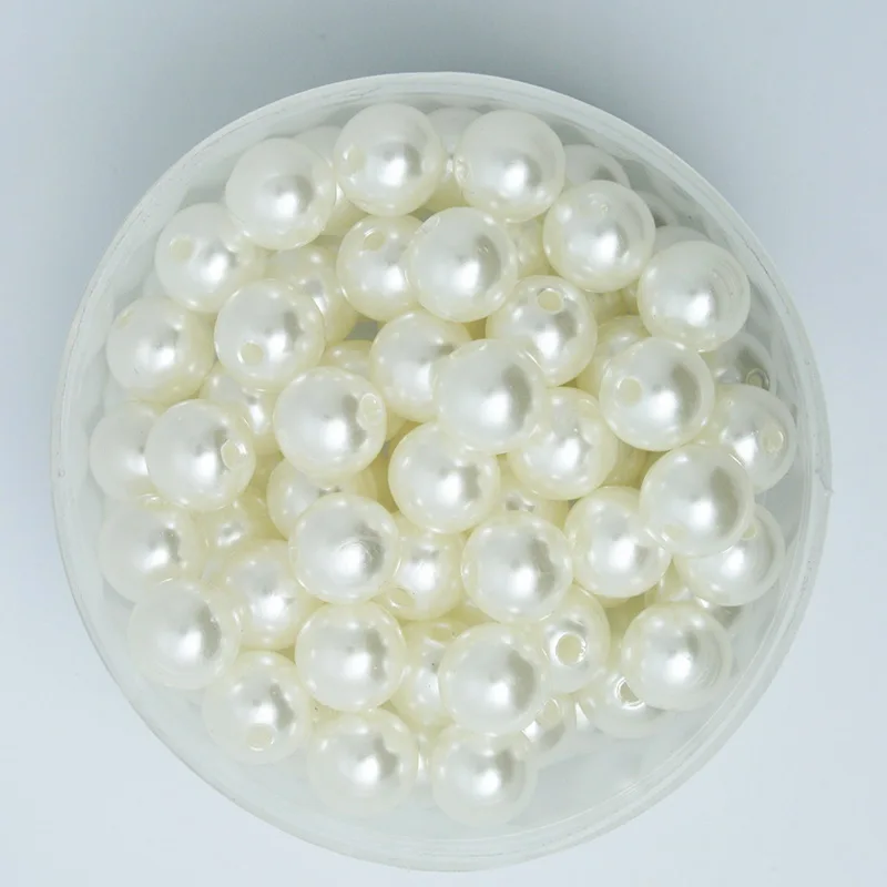 4-20mm perla cabochon tondo ivoy bianco perla imitazione abs branelli allentati craft & decorazione di diy che fanno