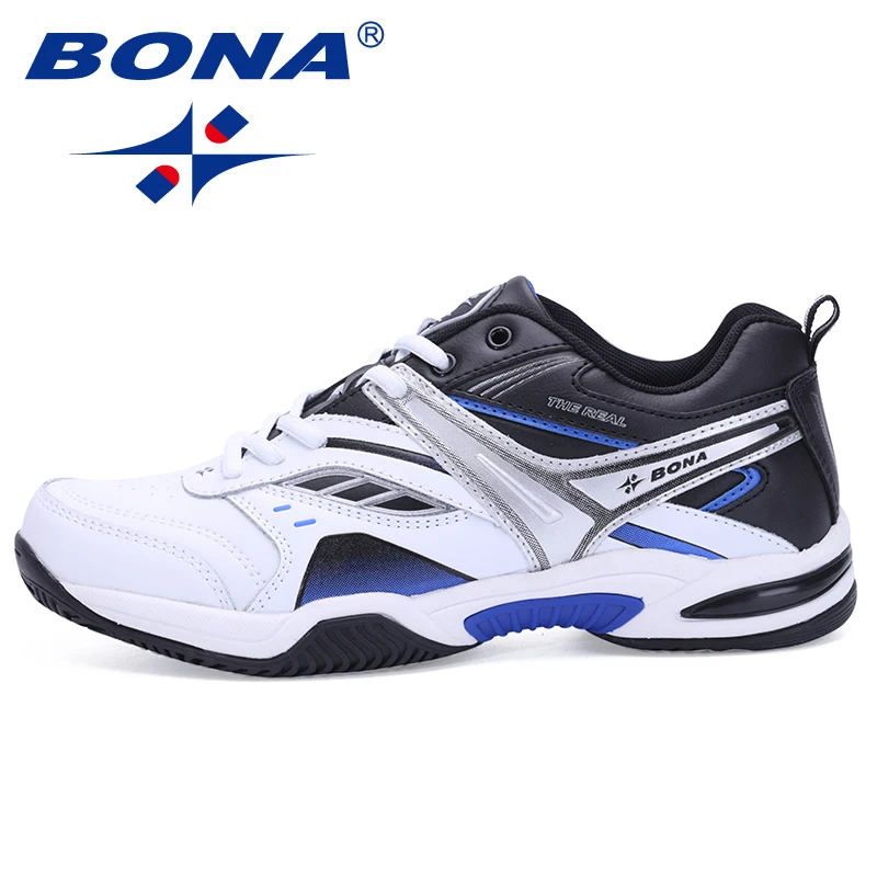 BONA-Chaussures de tennis confortables à lacets pour hommes, baskets de sport de qualité supérieure