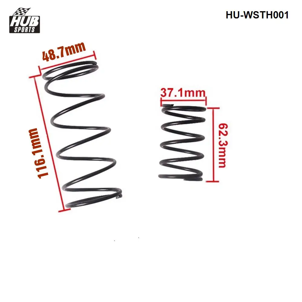 38MM TURBO EXTERNAL WASTEGATE WG SPRING COATED REPLACEMENT 14 PSI/8PSI 1BAR FOR TURBO SMART HU-WSTH001