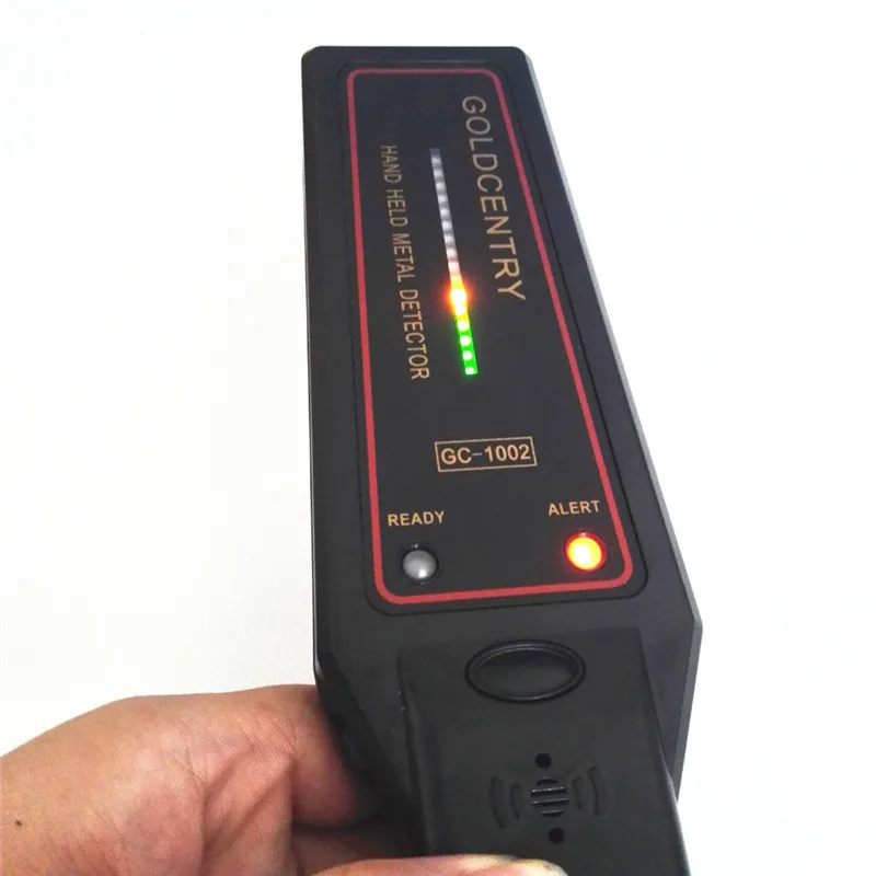 New Arrival Handheld Metal Detector GC-1002 with LED Signal Light High Sensitivity Easy to Operation Mini Portable Detector