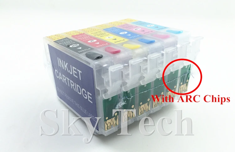 

Refill Ink cartridge Suit For T0791 - T0796 , Suit for EPSON Stylus photo 1400 PX700W PX800FW 1500W , with ARC chips