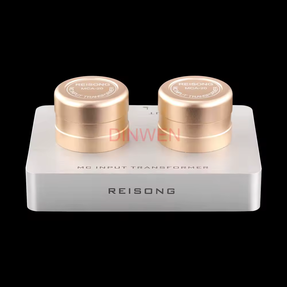 1: 20 Hifi Audio Signal MC Step-up Transformer LP Vinyl RIAA Turntable to MM Phonograph Amplifier Adapter PREAMP Tube AMP Sound