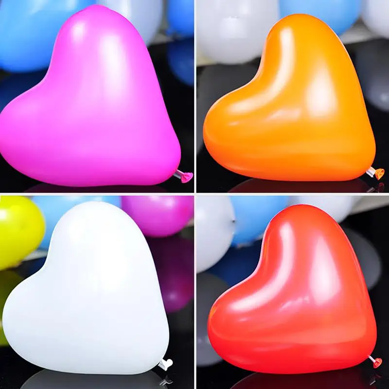10pcs specials wedding bridal love balloon wedding room set-up and furnishing of heart-shaped Birthday balloons wholesale