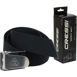 Cressi Nylon Diving Weight Belt with Stainless Steel Buckle Scuba Equipment Black