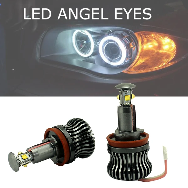 

2x 40W H8 LED Angel Eye Halo Ring Marker Light Replacement Bulb Upgrade kit for 09-12 E90/E91/E92/E93(M3 335 330 320 325 328