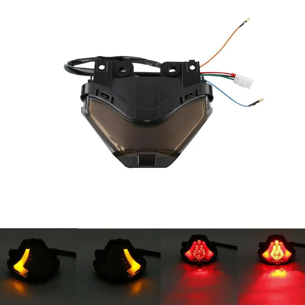 Motorcycle LED Brake Turn Signal TailLight For YAMAHA R25 R3 MT07 MT25 Y15ZR EXCITER 150 MX KING 150