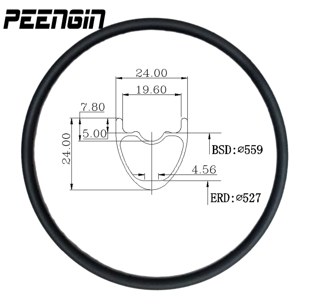 NUOVO Modello di Carbonio 26er Cerchio Più Leggero 270g SOLO! MTB Tubeless Ruote FAI DA TE Boost Ruota Stile di Tendenza Veloce e Salire Per Mountain Ruote