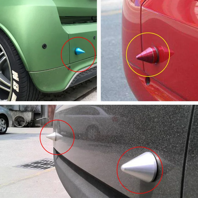 AX Car Rear Bumper Spike Guard Protector For Benz SMART Fortwo W 451 W451 2008-2014 Anti Collision 2009 2010-2013 Clips Voiture