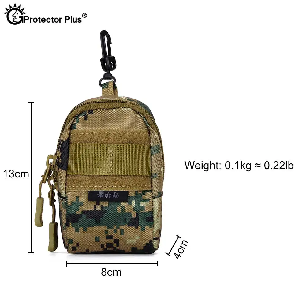 PROTECTOR PLUS Tactical Pouch Set 3 Bags Molle Expand Outdoor Sports Hunting Cycling Camo Bag Single Shoulder Waist  Waterproof