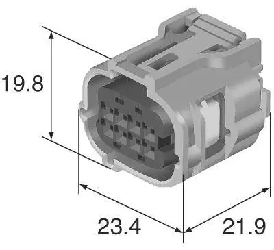 Free shipping 2sets 8pin for sumitomo female electric plug auto waterproof wiring cable connector 6189-1240