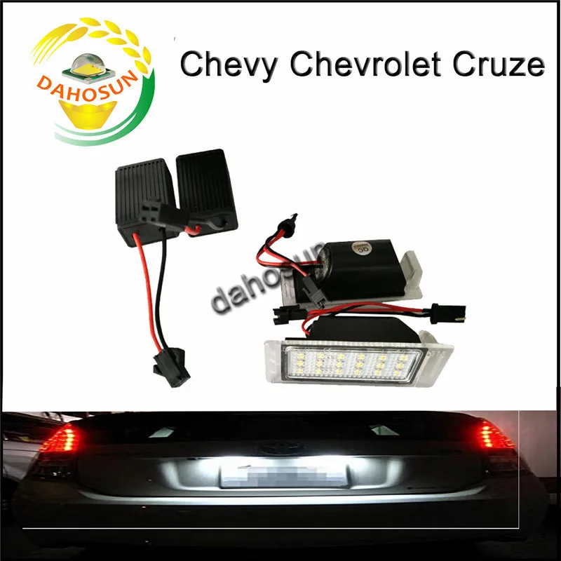 

2PC X dahosun LED License Lamp Tail light for Chevrolet Cruze Camaro Corvette Stingray Equinox Impala Sonic Traverse