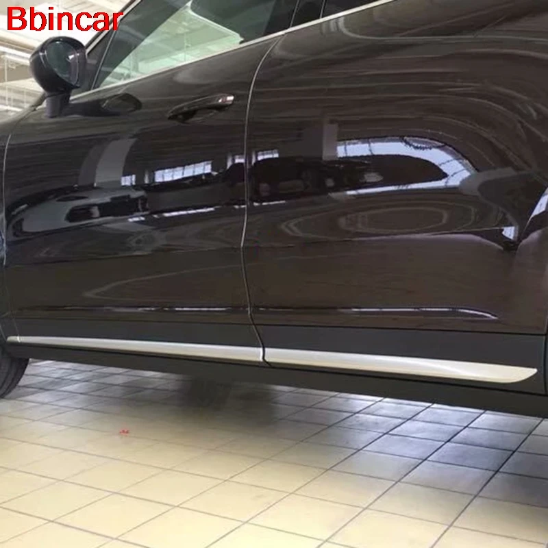 

Bbincar For Porsche Cayenne 2018 2019 Exterior Accessories Side Panel Door Body Mouldings Trim Cover Protector Styling 6pcs