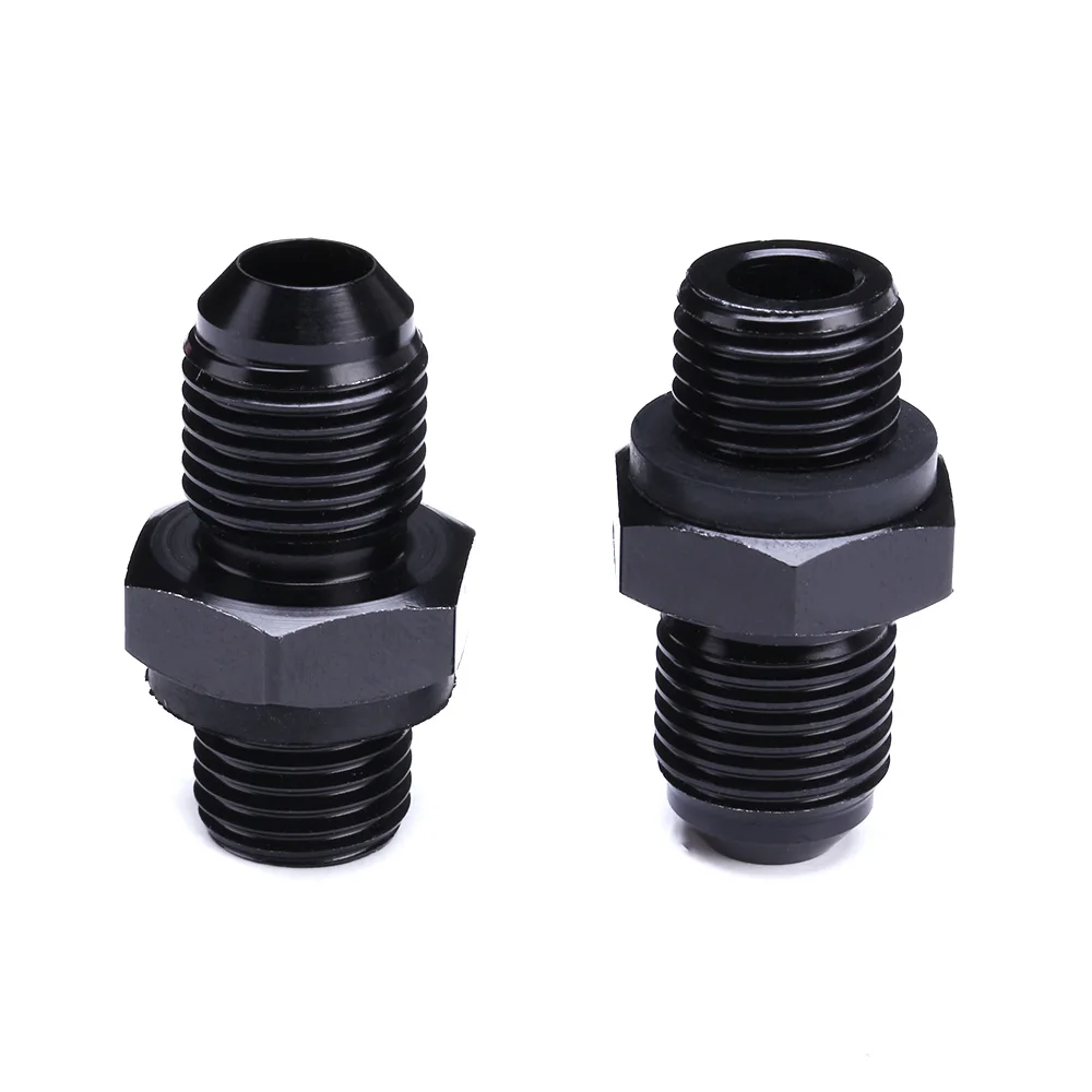 Aluminum AN6 1/4NPS  &  AN8 1/4NPS Transmission Oil Cooler Adapter Fitting For GM Turbo 350 400 4L60E 200R 700R Car Auto