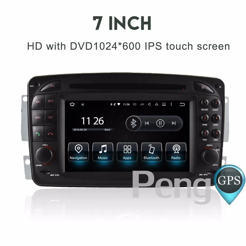 Octa Core CD DVD Player 2 Din Stereo Android 8.0 Car Radio for Vaneo Viano Vito C-W203 CLK-C209 W209 G-W463 GPS Navigation Unit