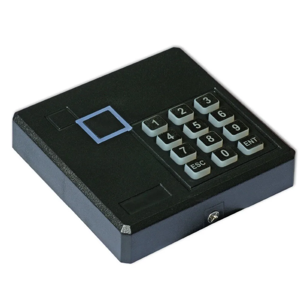 WG26/34 RFID 125KHz / IC 13.56mhz Card Reader Keypad Wiegand  Access Control Reader Color Black waterproof