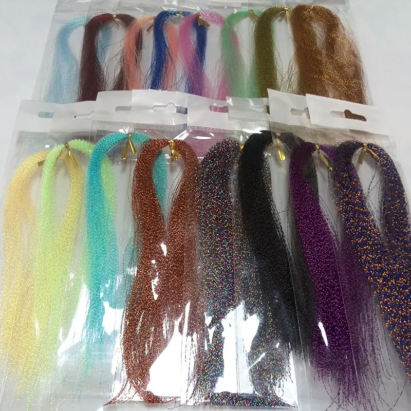 

2019 new different colors mixed diffrent colors DIY fly fishline 16 bags/lot